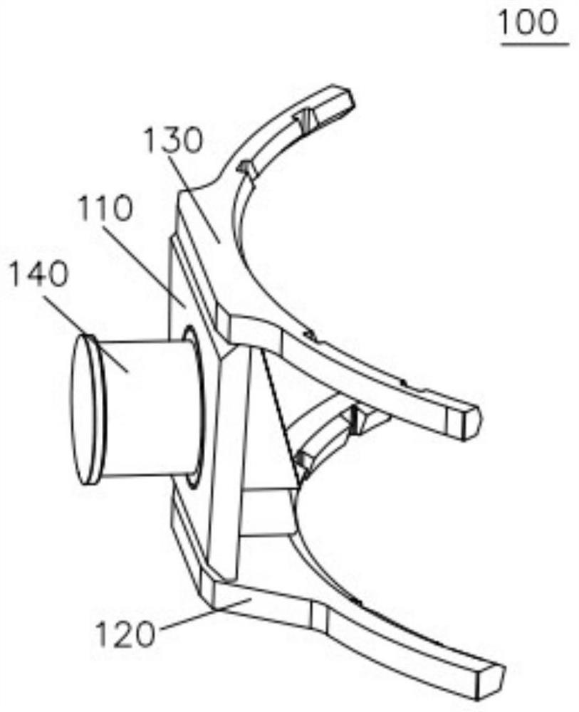 Auxiliary tool for welding cinder ladle trunnion seat and welding technology