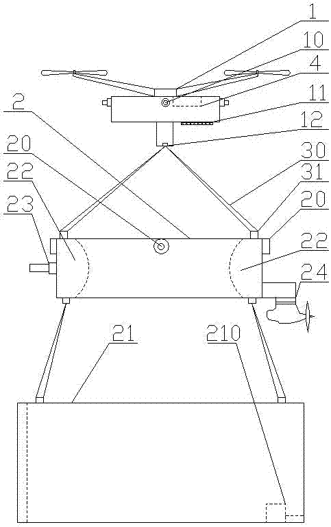 Intelligent underwater rescue method and system based on unmanned aerial vehicle