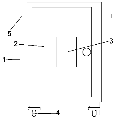 Portable domestic sewage purification device