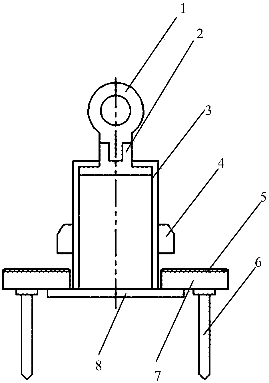 Large-aperture main lens lifting mechanism