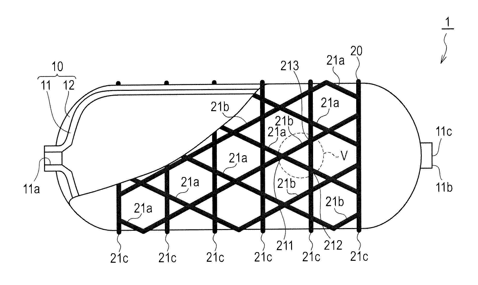 Structure and manufacturing method for pressure vessel