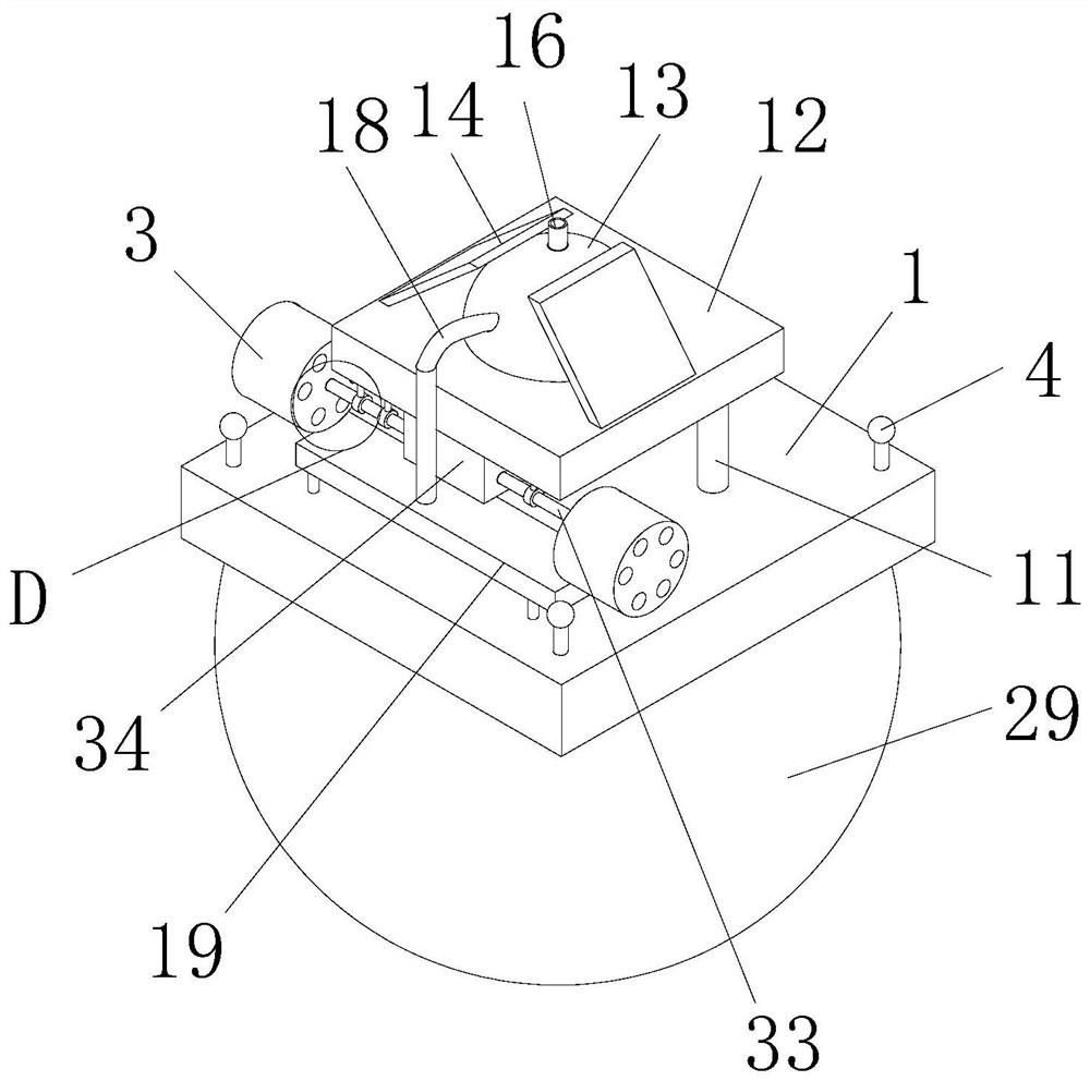 An outdoor water pollution control and restoration device based on solar energy technology