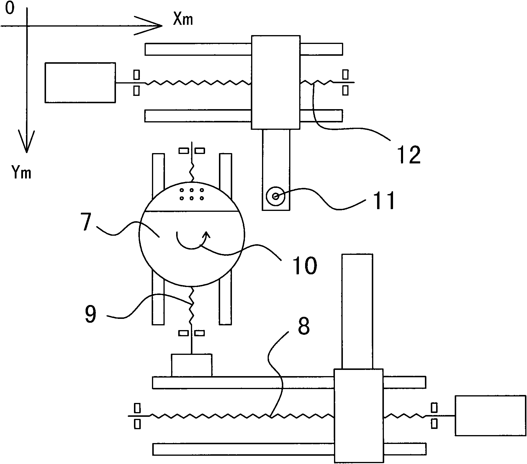 A location method of pasting ACF membrane on screen substrate of flat-panel display