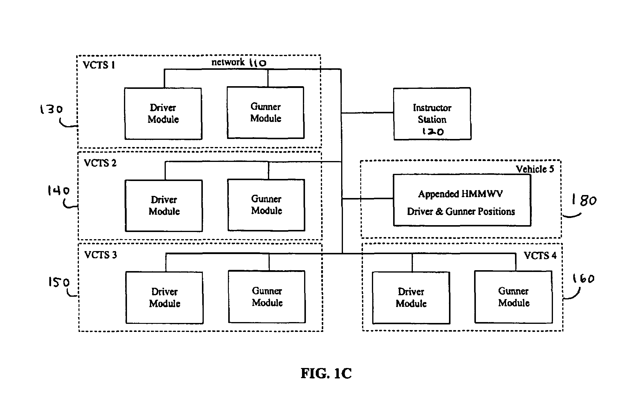 Vehicle crew training system