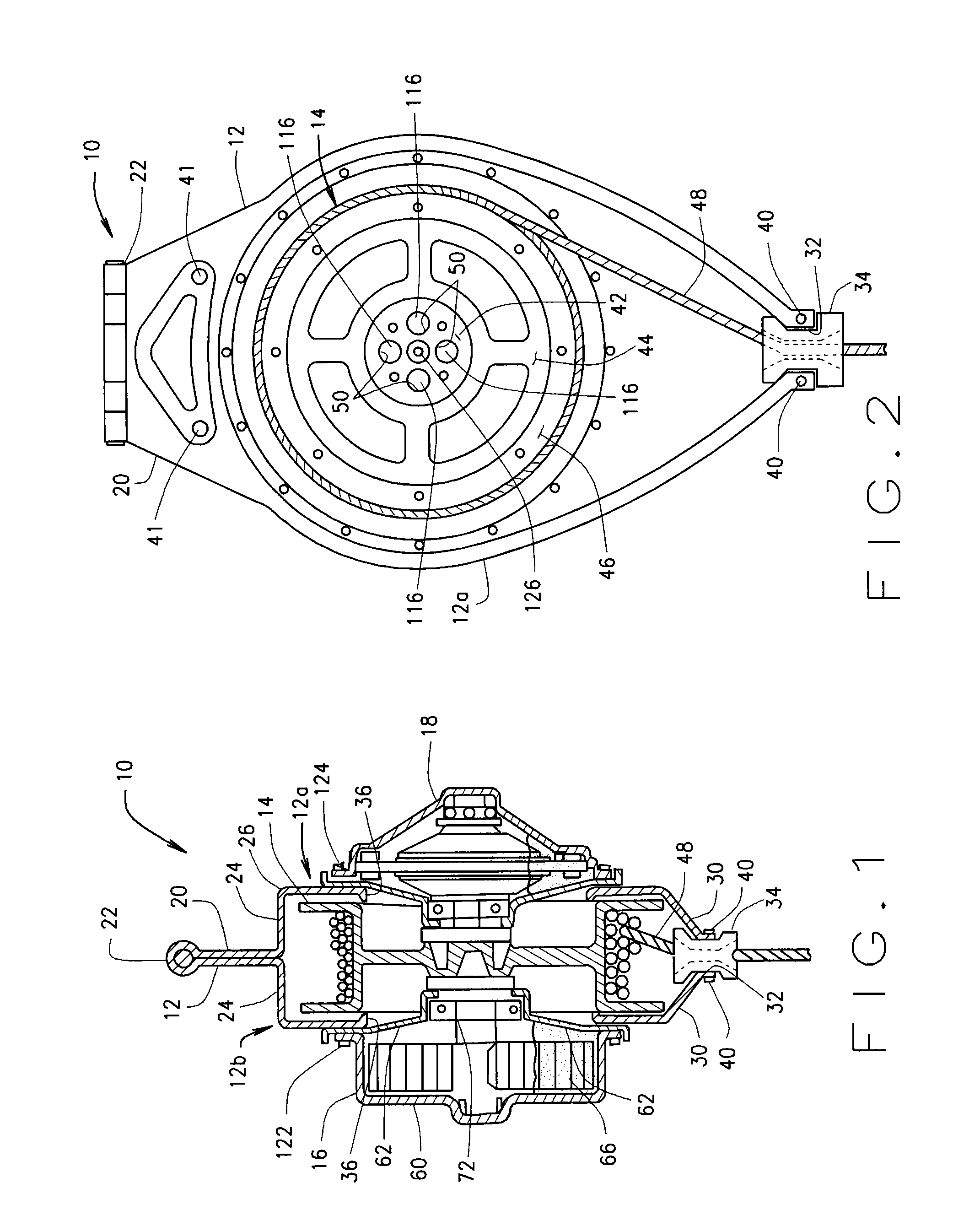 Retractable Fall Arrest WIth Component Assembly and Cantilevered Main Shaft