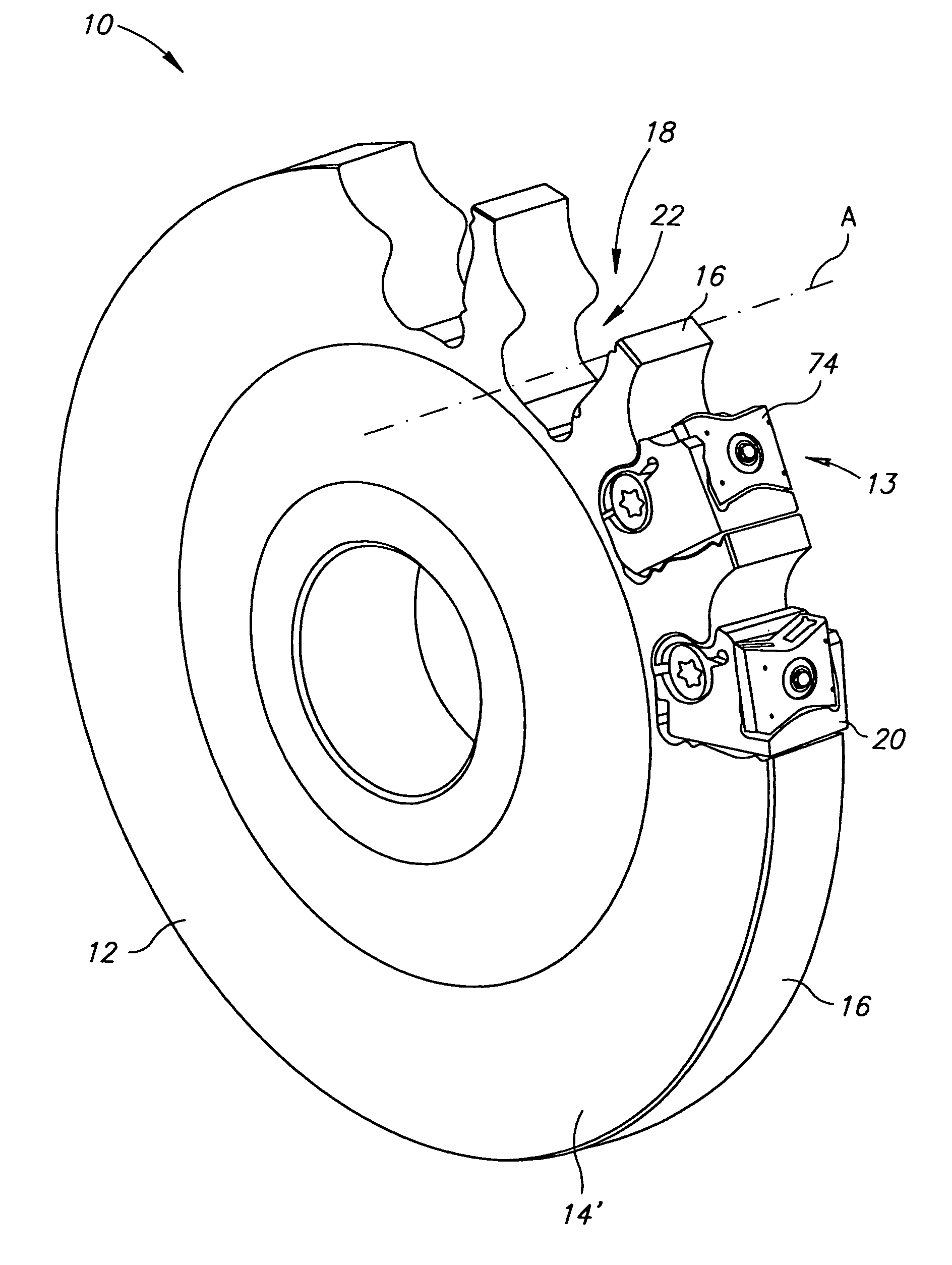 Cutting tool and cartridge therefor