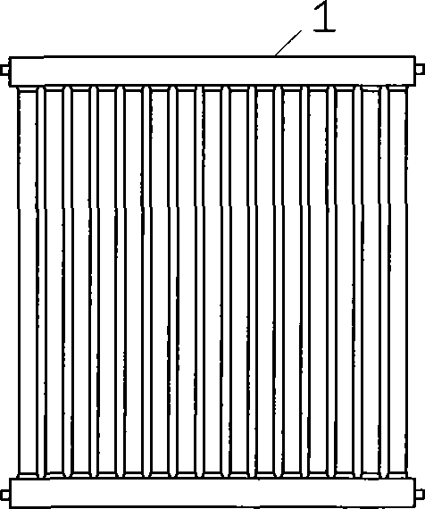 Secondary natural circulation solar water heater with floor-type water tank and hot water system