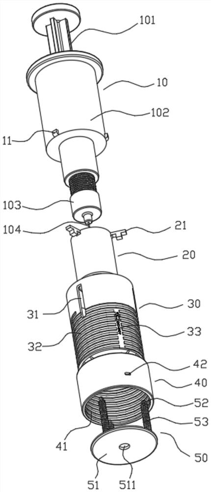 Uniform injection depth telescopic insulin syringe
