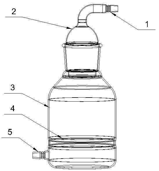 Culture bottle for sulfur hexafluoride permeation tube