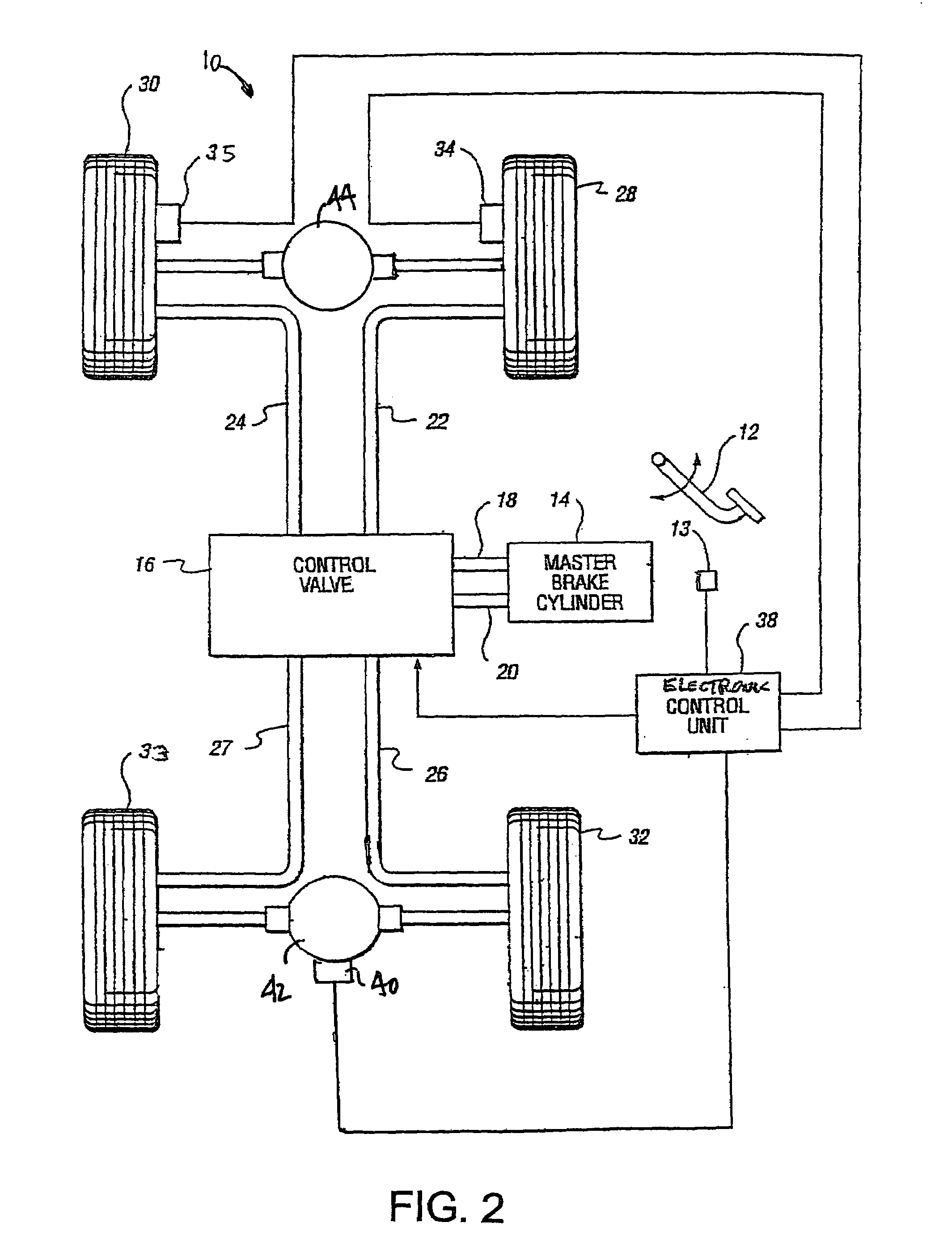 Electronic brake control system