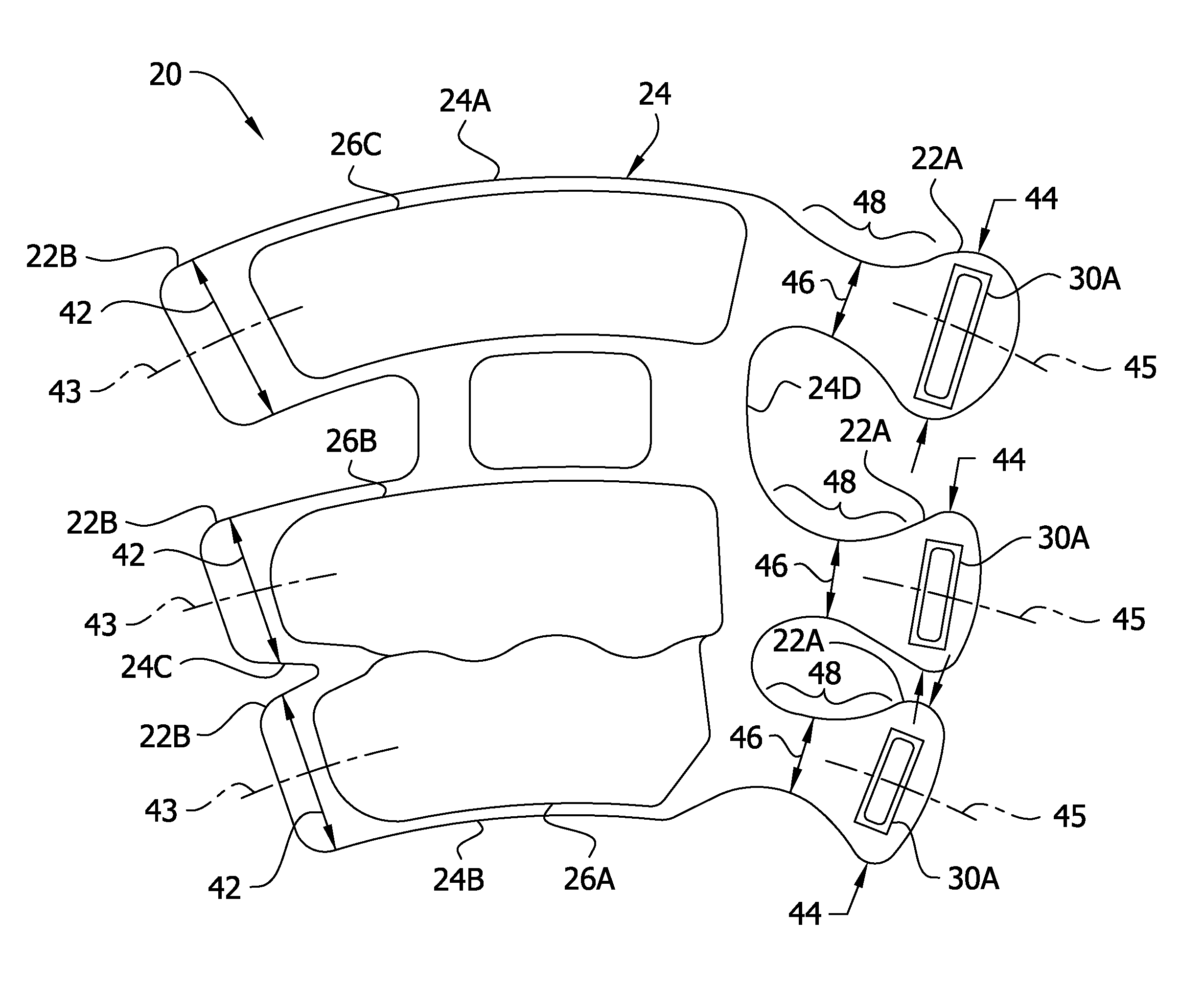 Compression garment having grip