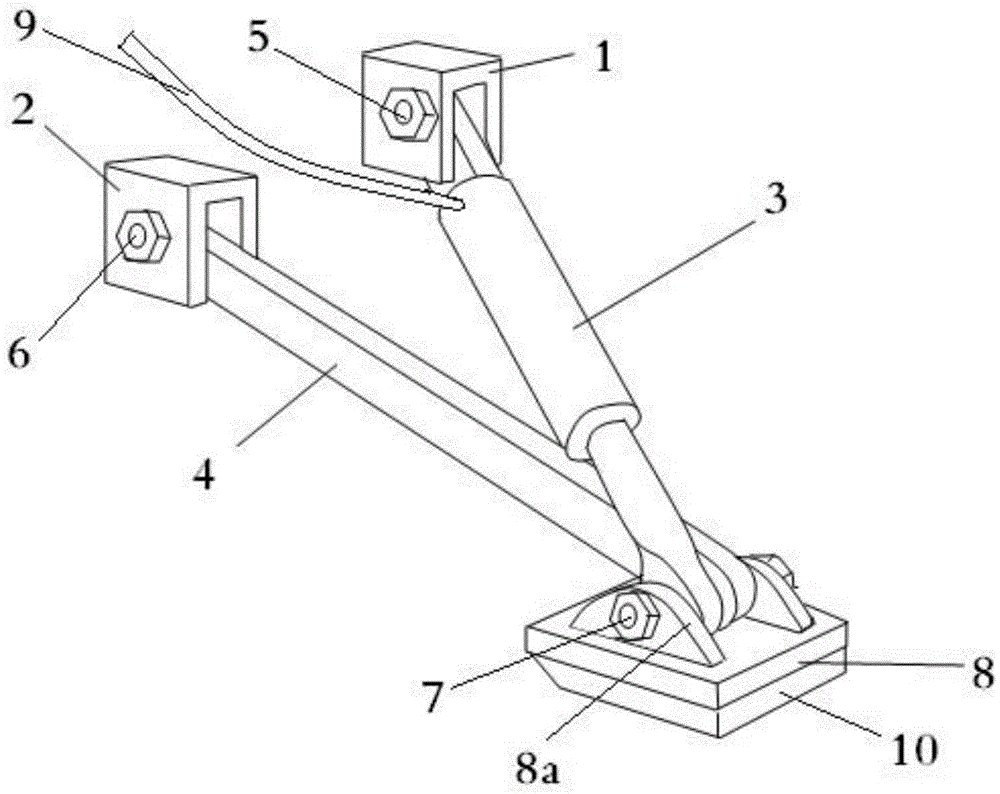 Stand-by emergency braking device for truck