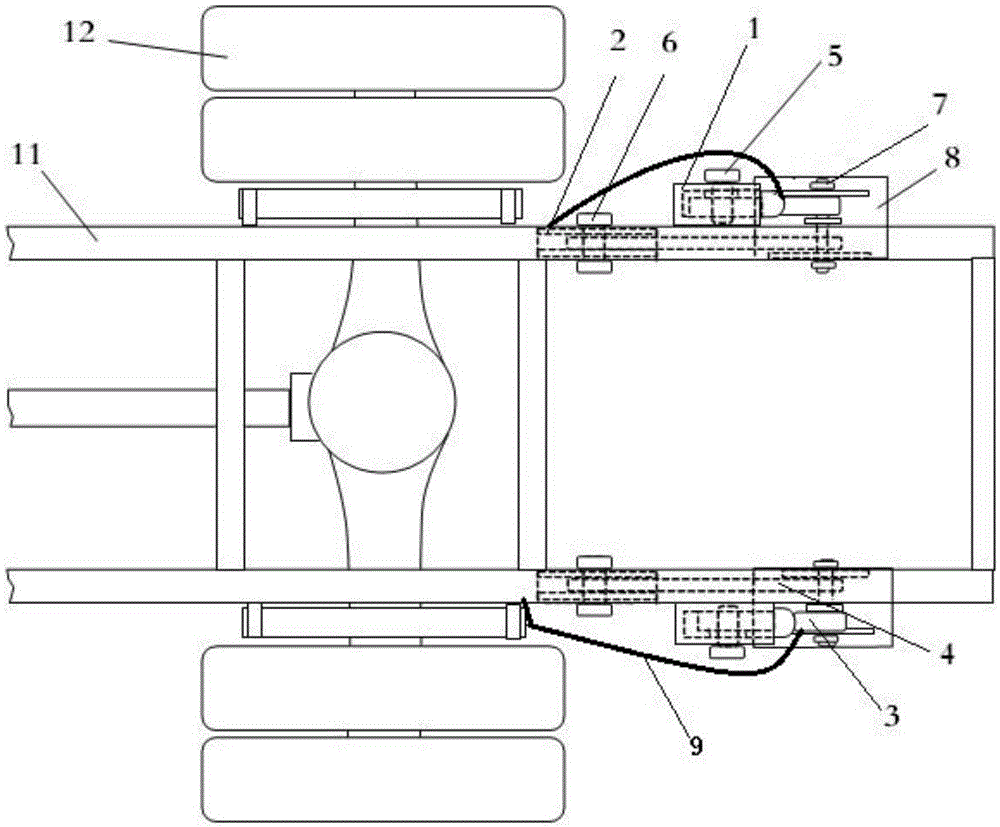 Stand-by emergency braking device for truck