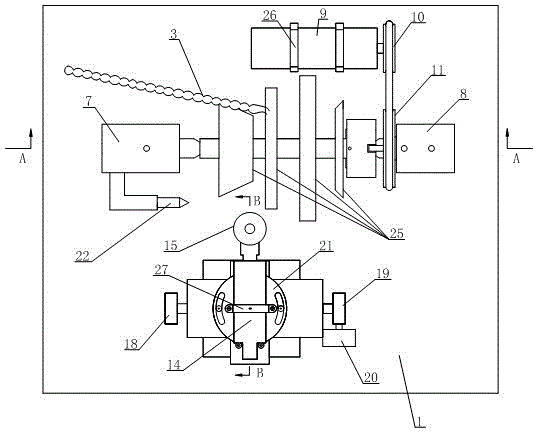 Diamond grinding wheel set trimming machine and using method thereof