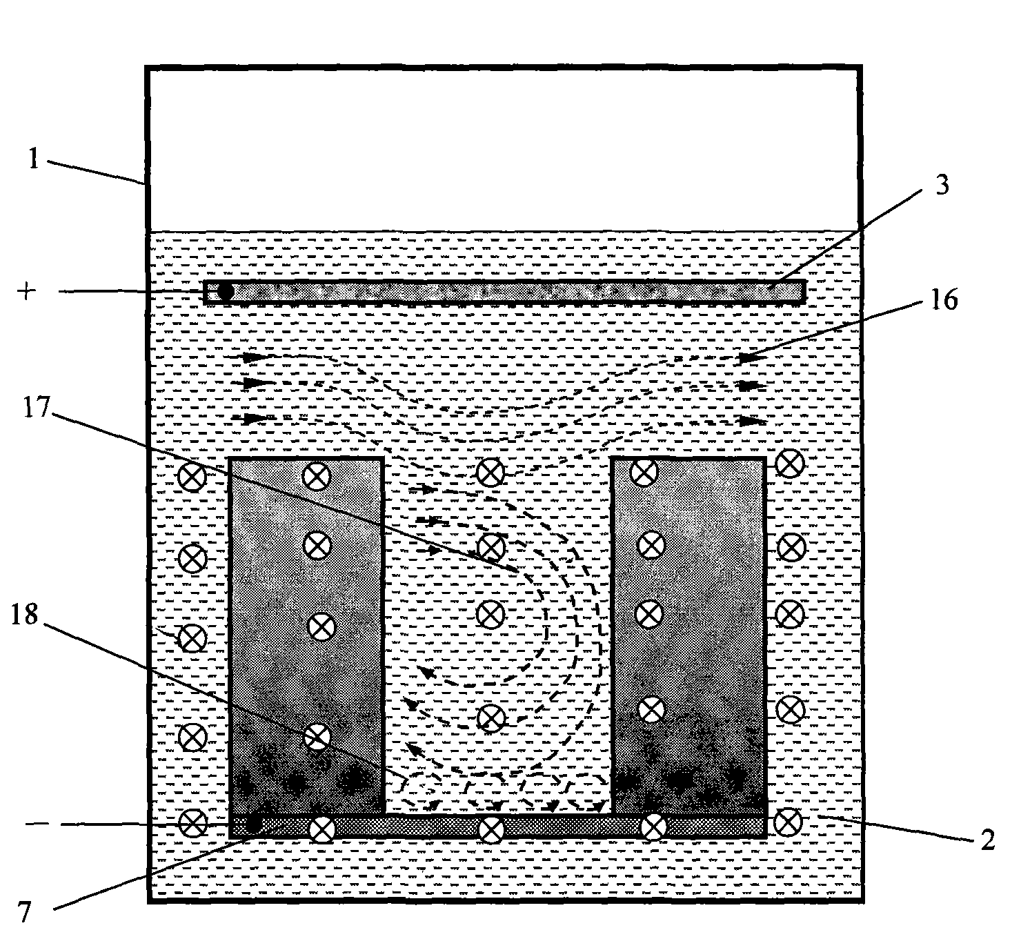 Micro-electroforming method based on magnetic force-driven convection effect and device thereof