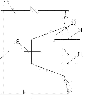 Dam grout stopping body and arranging method thereof