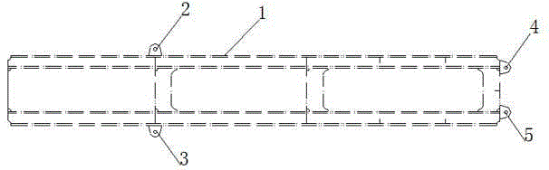 Touchdown turning process of subsection