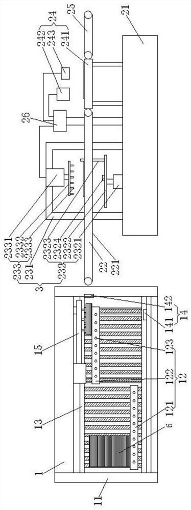 An automatic feeding and testing device for pcb boards