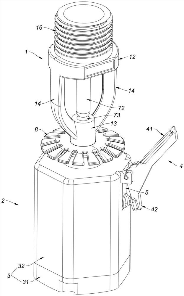 Fire sprinkler with alarm function