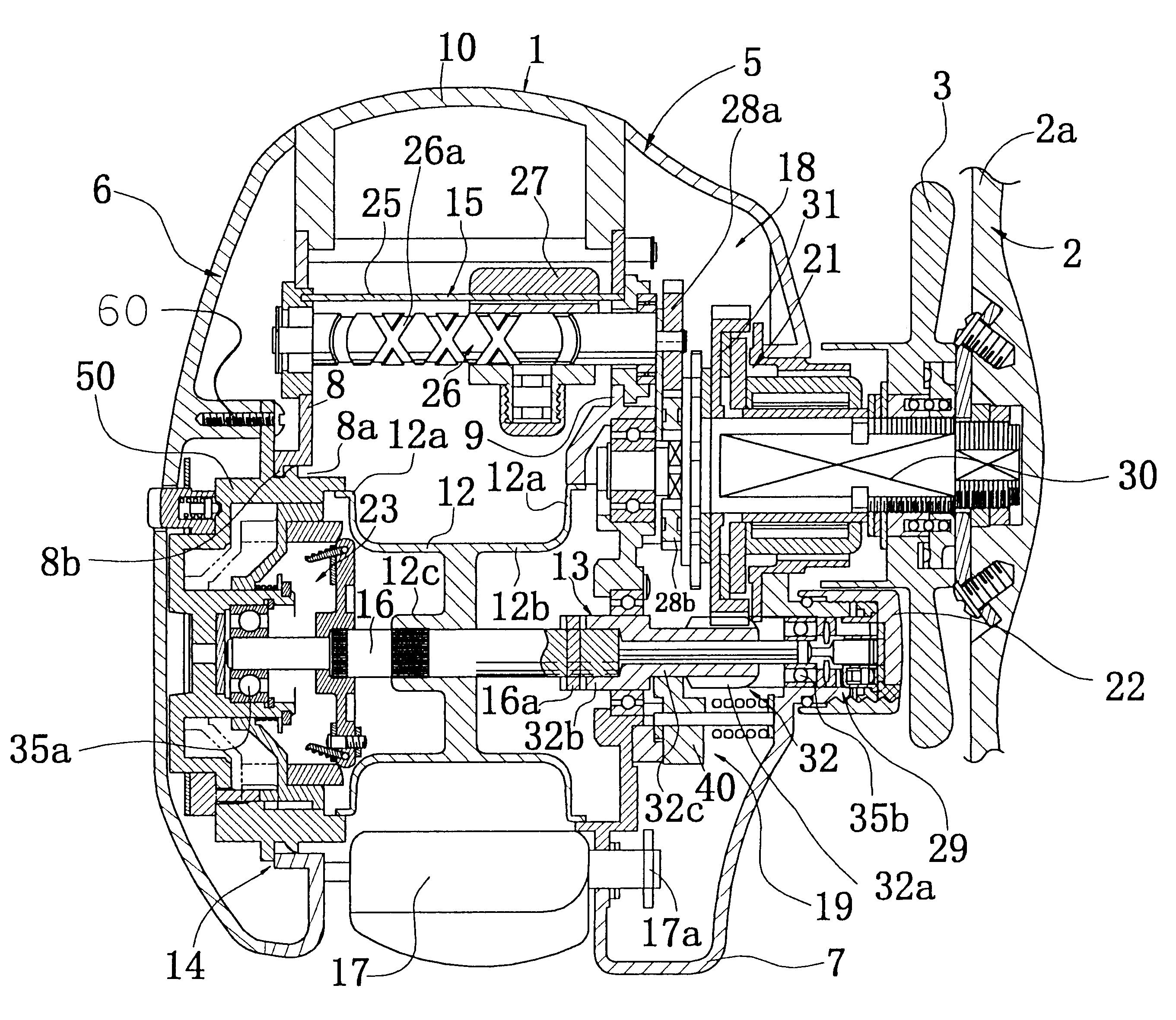 Centrifugal braking device for double bearing reel