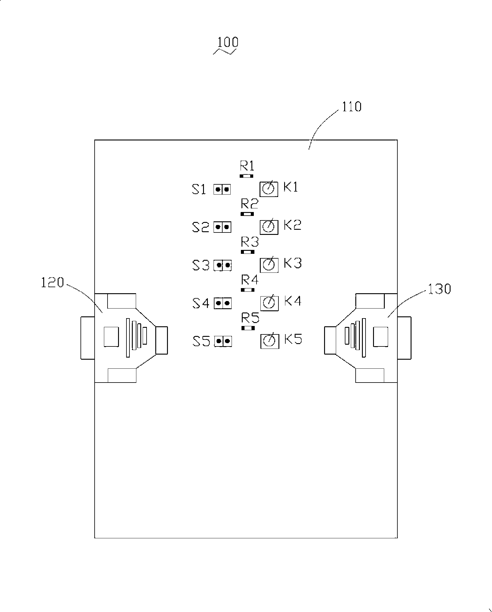 Display interface test device