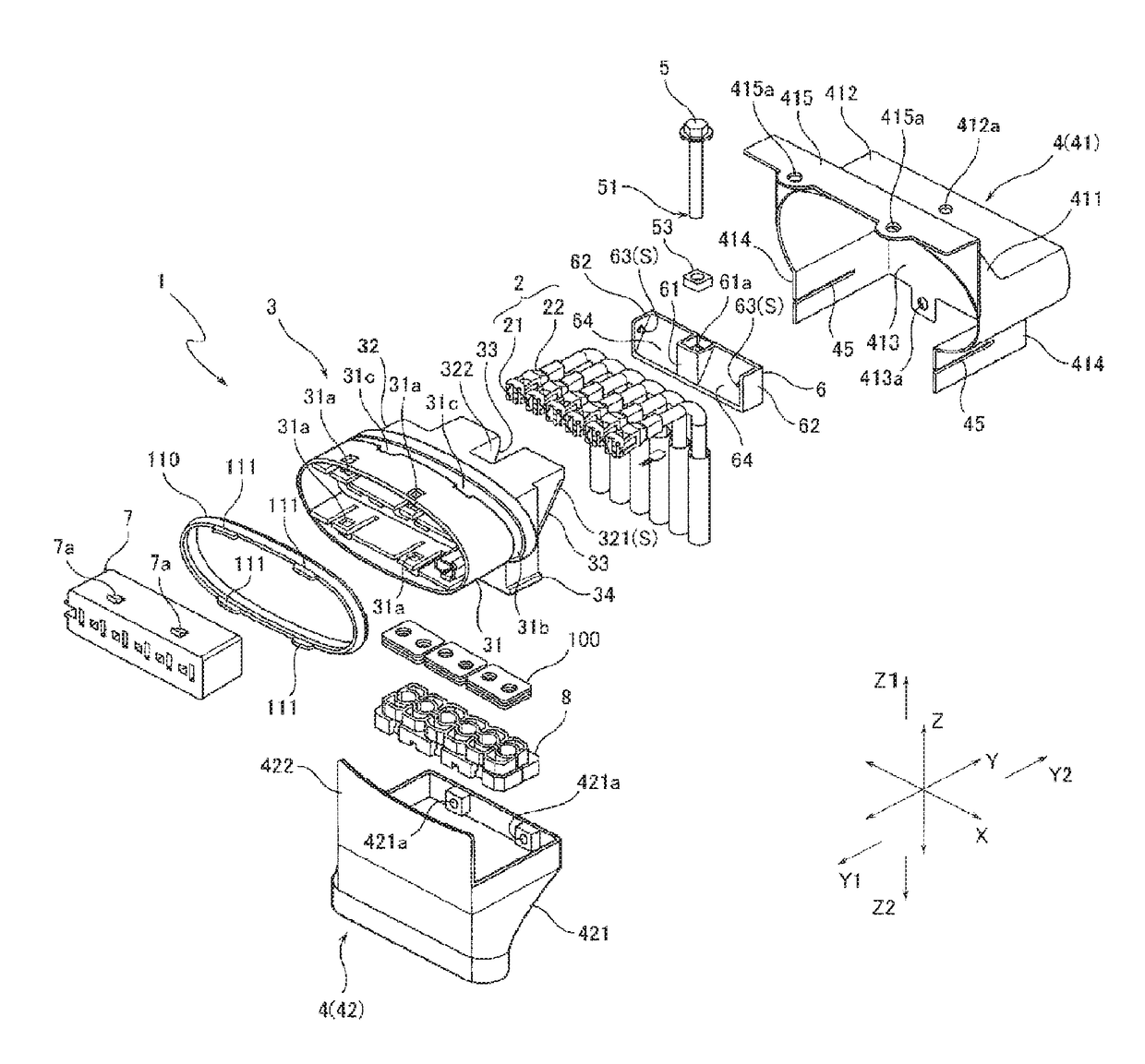 Connector including a plurality of connector terminals to contact an apparatus-terminal of a connection counterpart apparatus