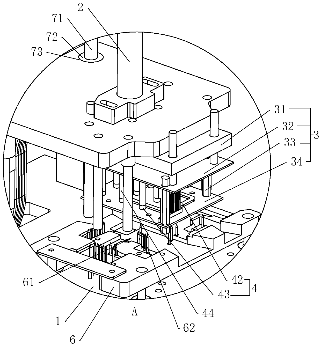 Detection method and device for intelligent door lock