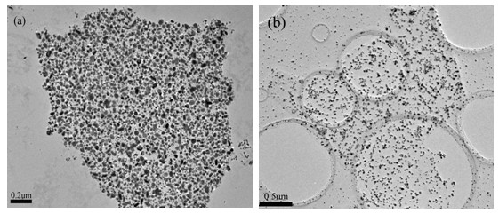 Preparation method of silver nanoparticle/graphene composite material