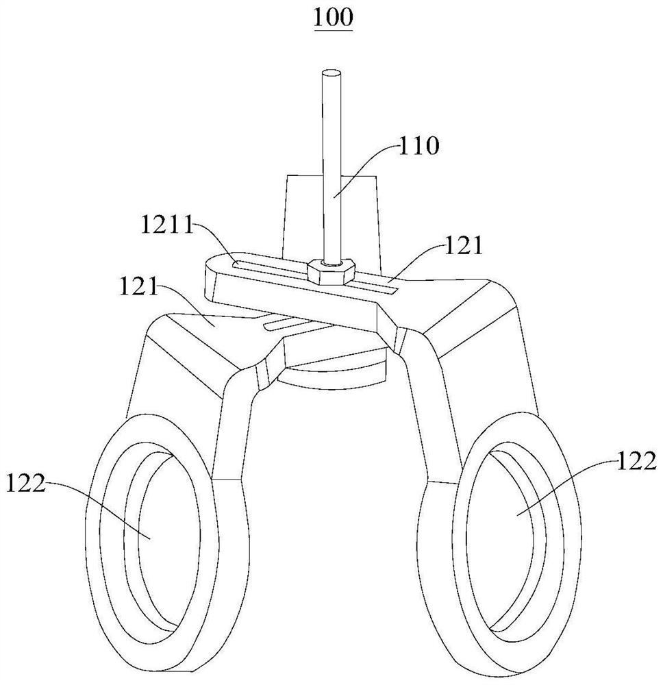 Headgear for preparing eye disease model, application of headgear and preparation method of eye disease model