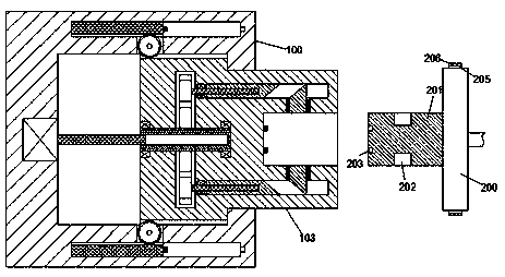 A safe leakage protection structure of a charging pile