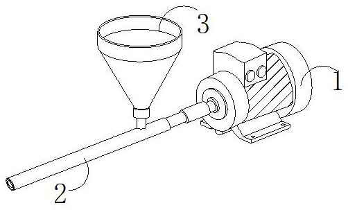 Civil construction engineering structure gap grouting device