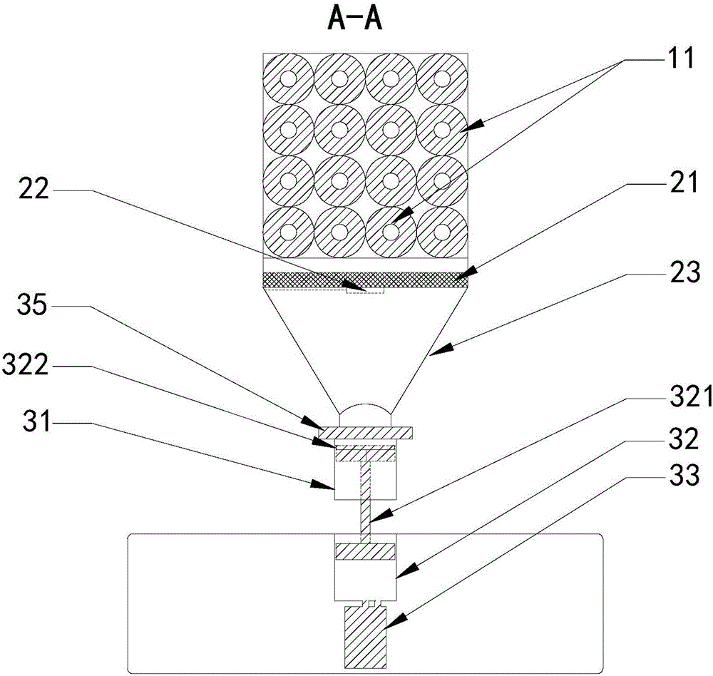 Automatic grinding and tabletting press