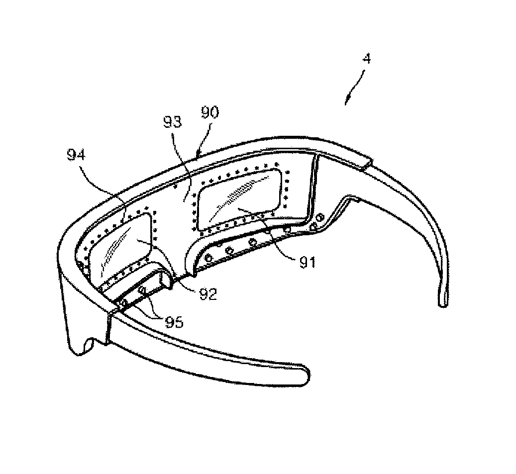 Face support having a drug carrier