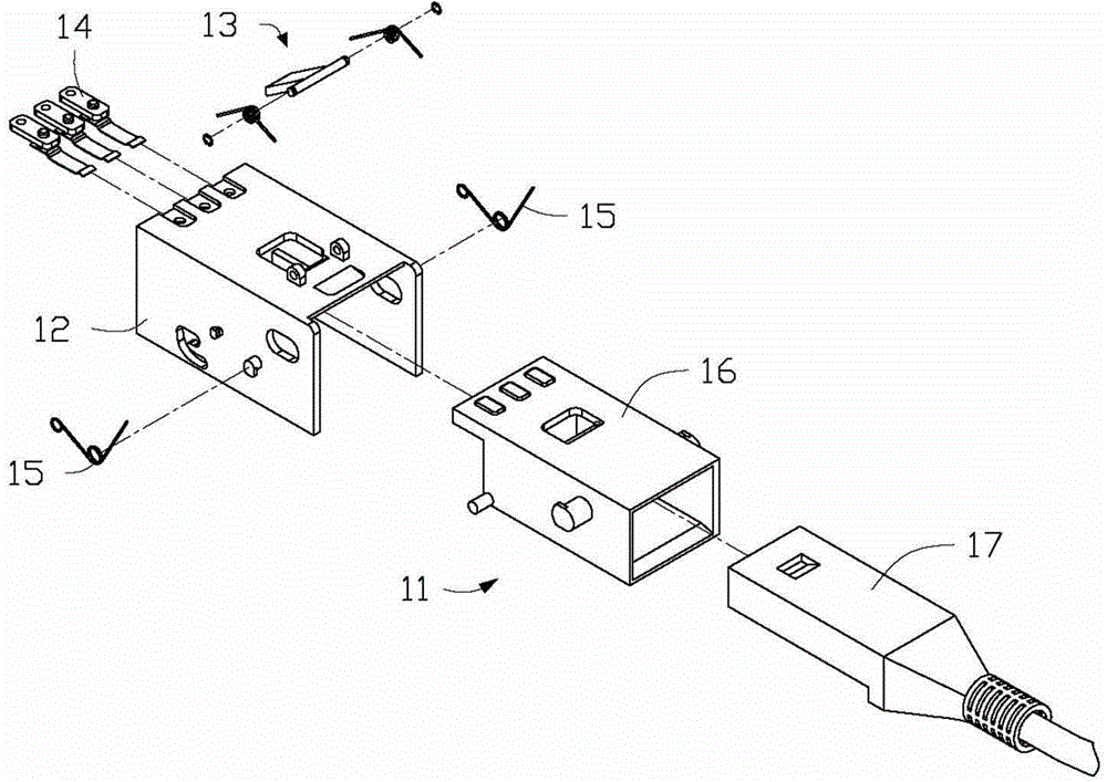 Connecting device