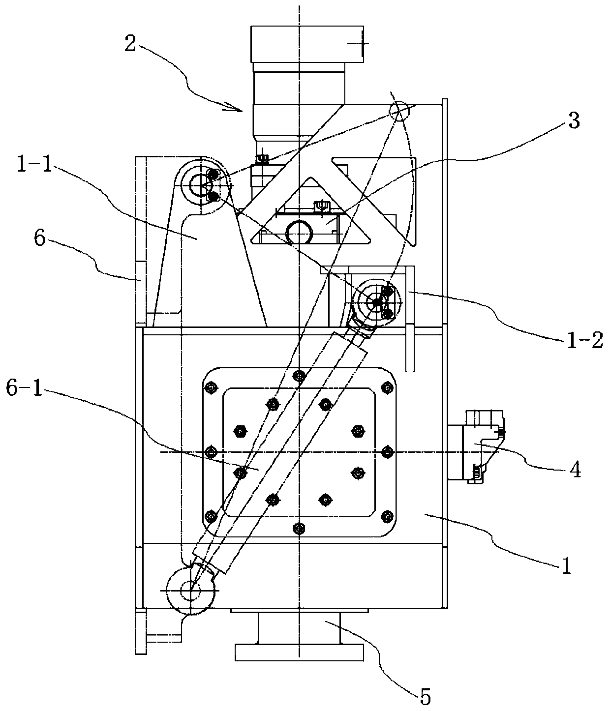 High-frequency eccentric vibration acoustic wave power head for drilling machine