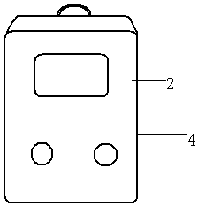 Split type remote mobile temperature and humidity monitor