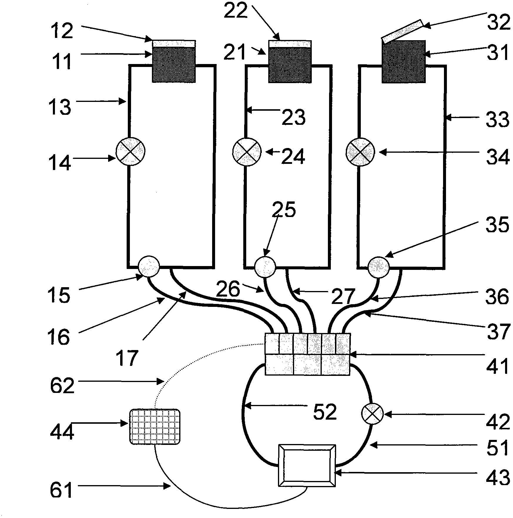 Multichannel double-circulation soil carbon discharge delta13C observing system