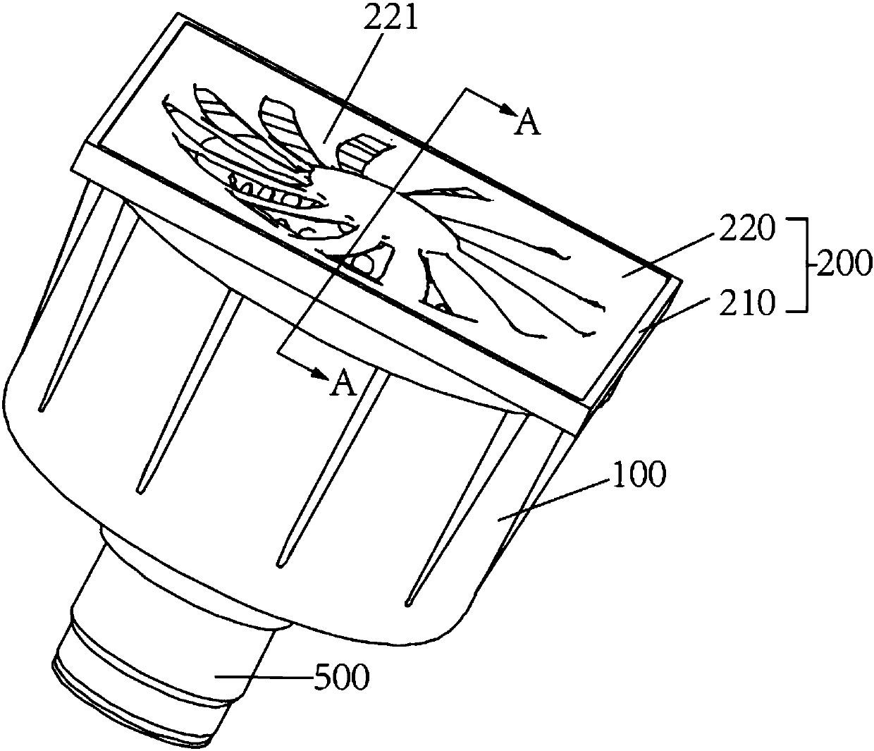 Reverse siphoning type great-discharge-volume floor drain