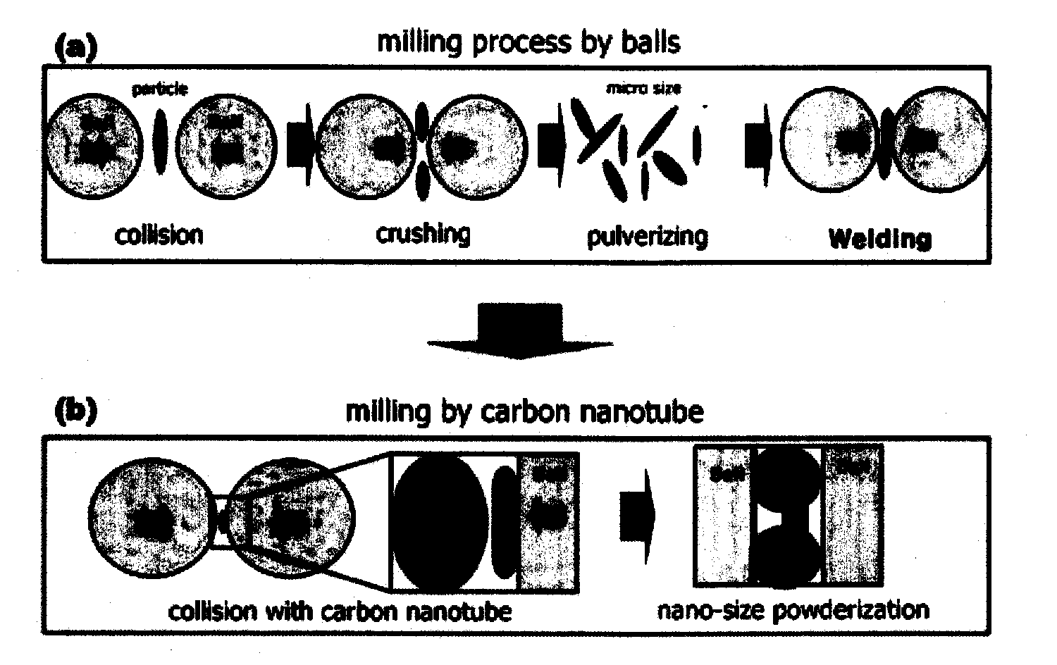 Nanoparticles prepared using carbon nanotube and preparation method therefor