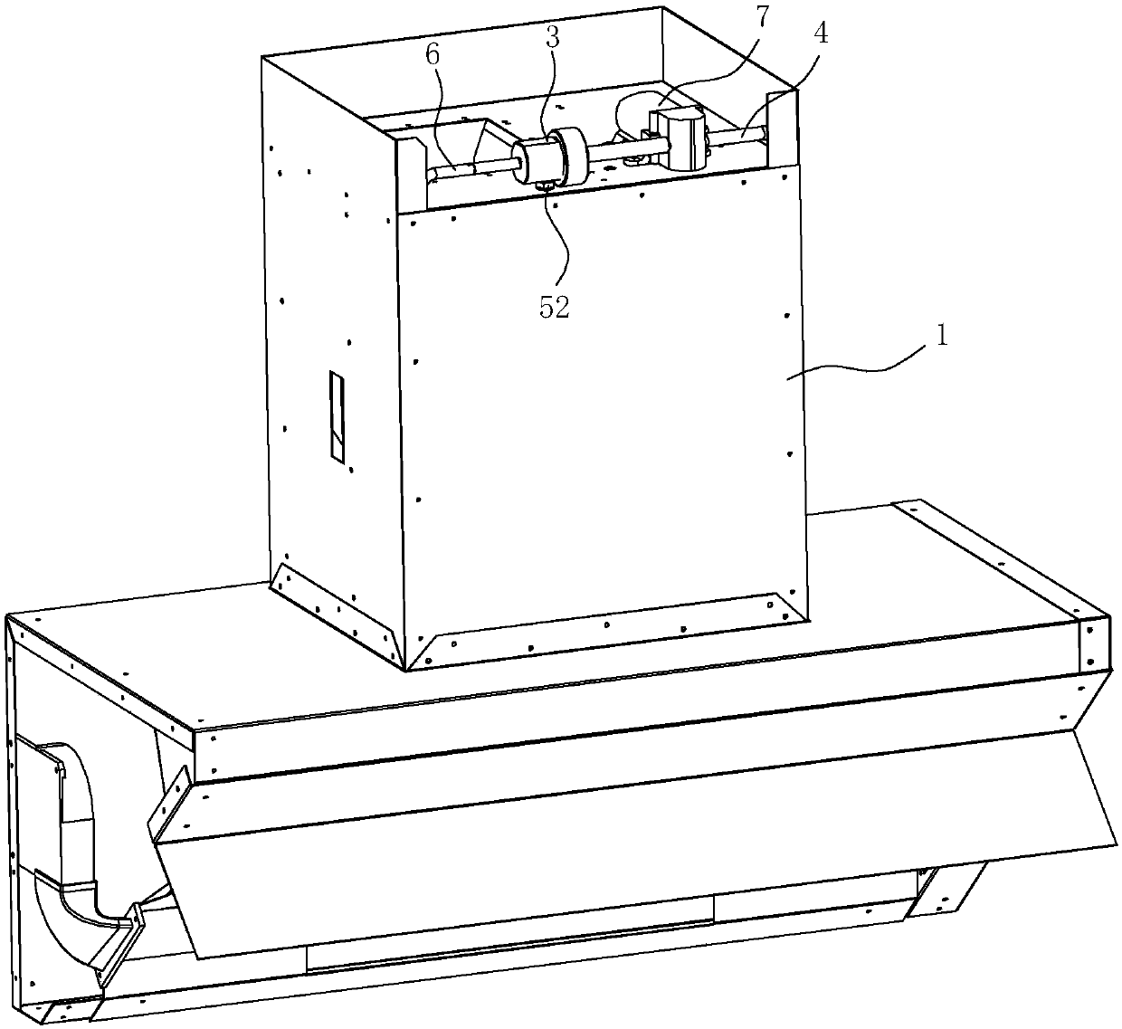 Range hood with self-cleaning function