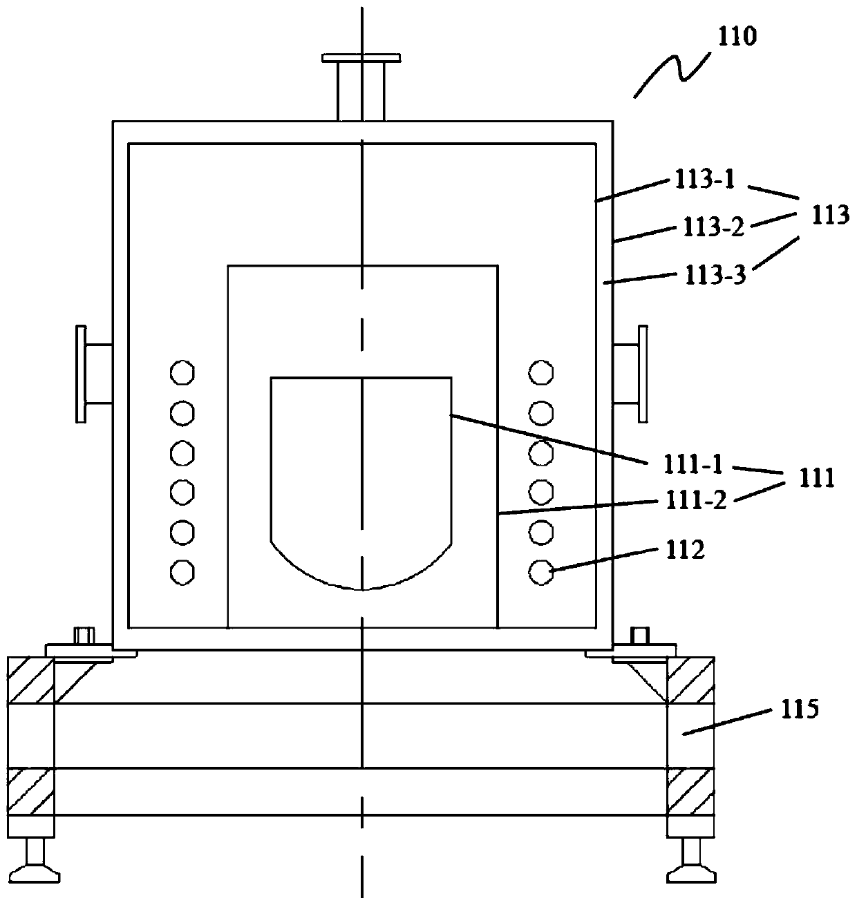 Up-lifting vacuum furnace