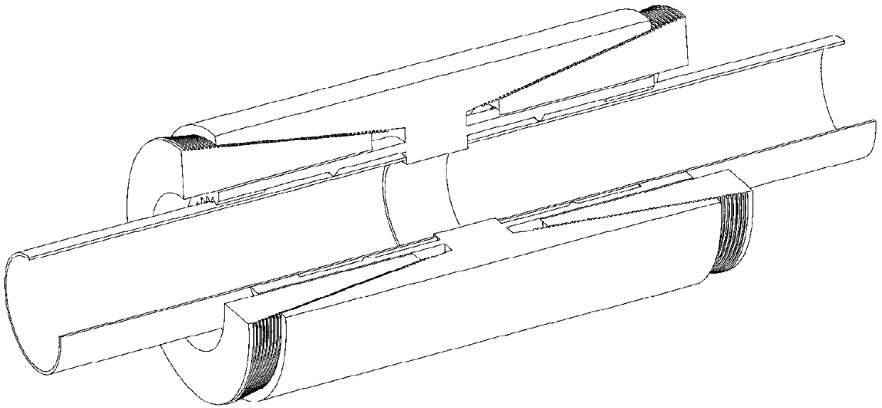 Screw-in type pipeline connector