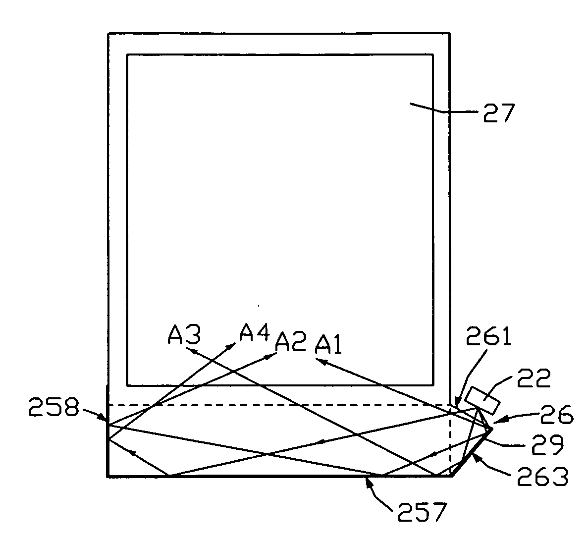 Light guide plate with light diffusing structure, backlight module and liquid crystal display using same