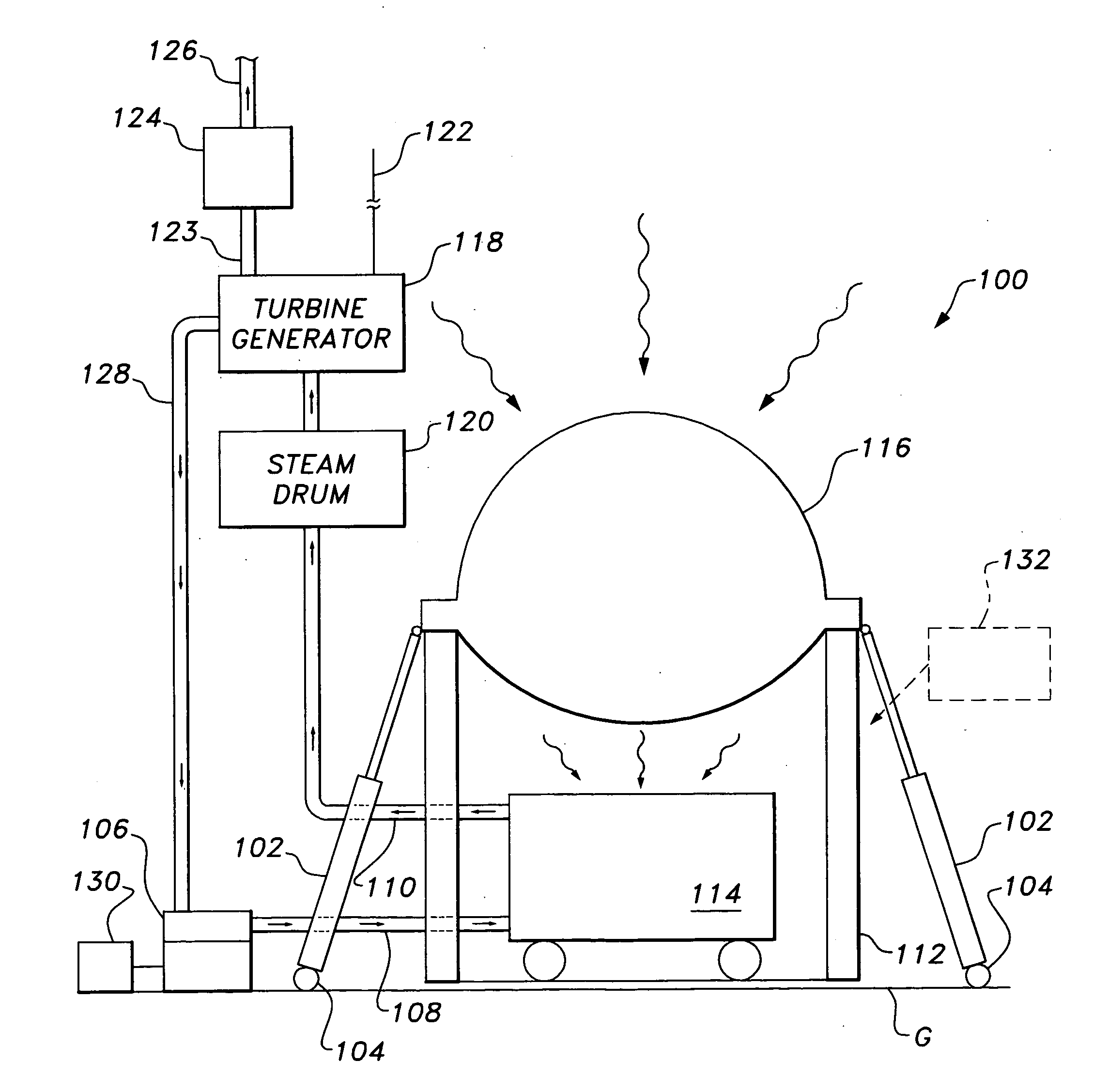 Solar-based power generator