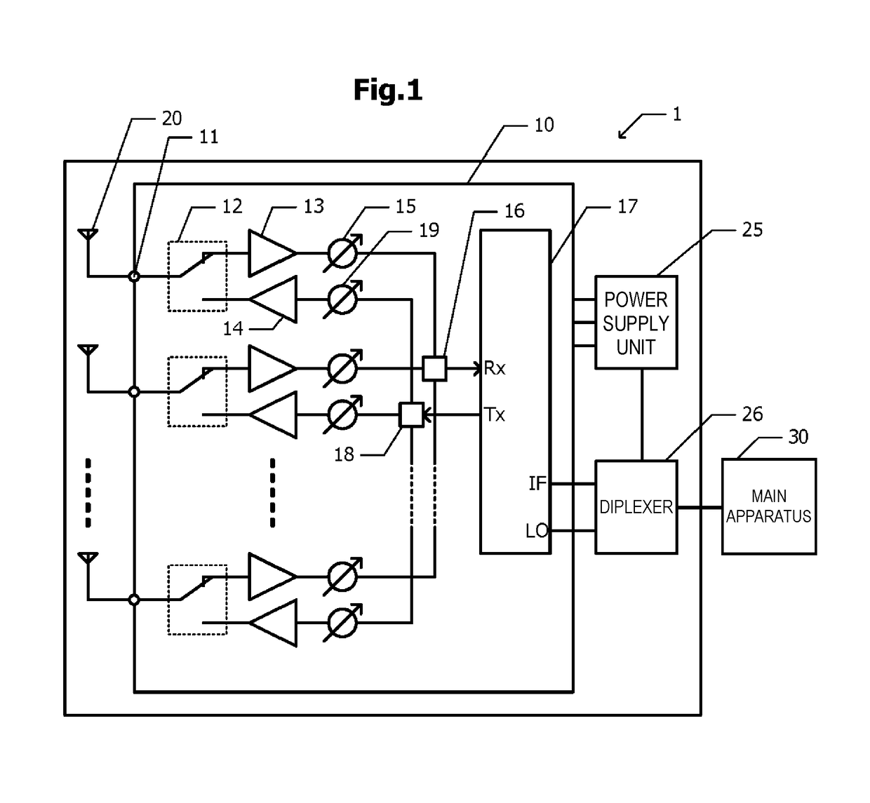 Antenna-integrated type communication module and manufacturing method for the same