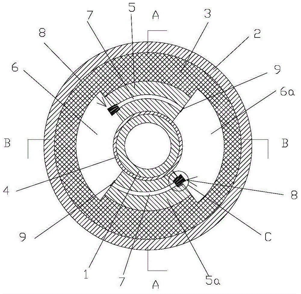 Self-adapting variable-damping hydraulic pressure rubber vibration isolation device for automobile suspension