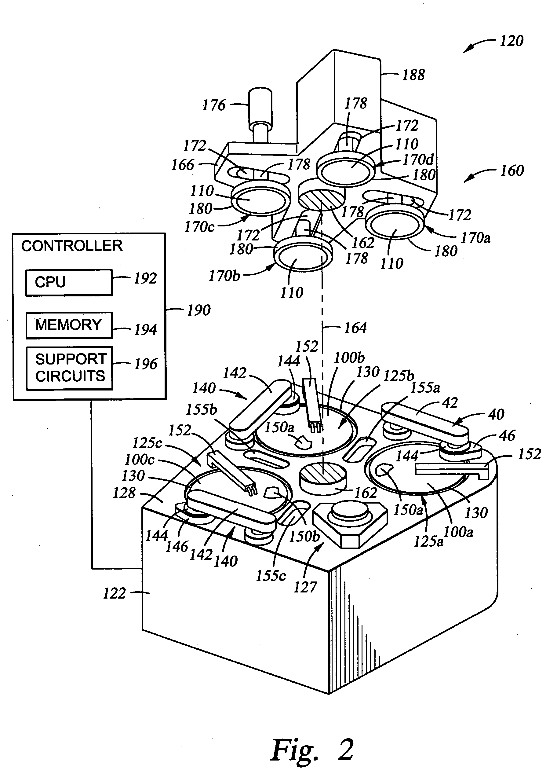 Method and apparatus for chemical mechanical polishing of semiconductor substrates