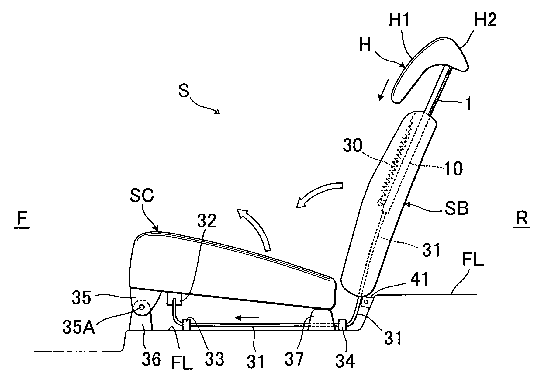 Headrest for vehicle seat