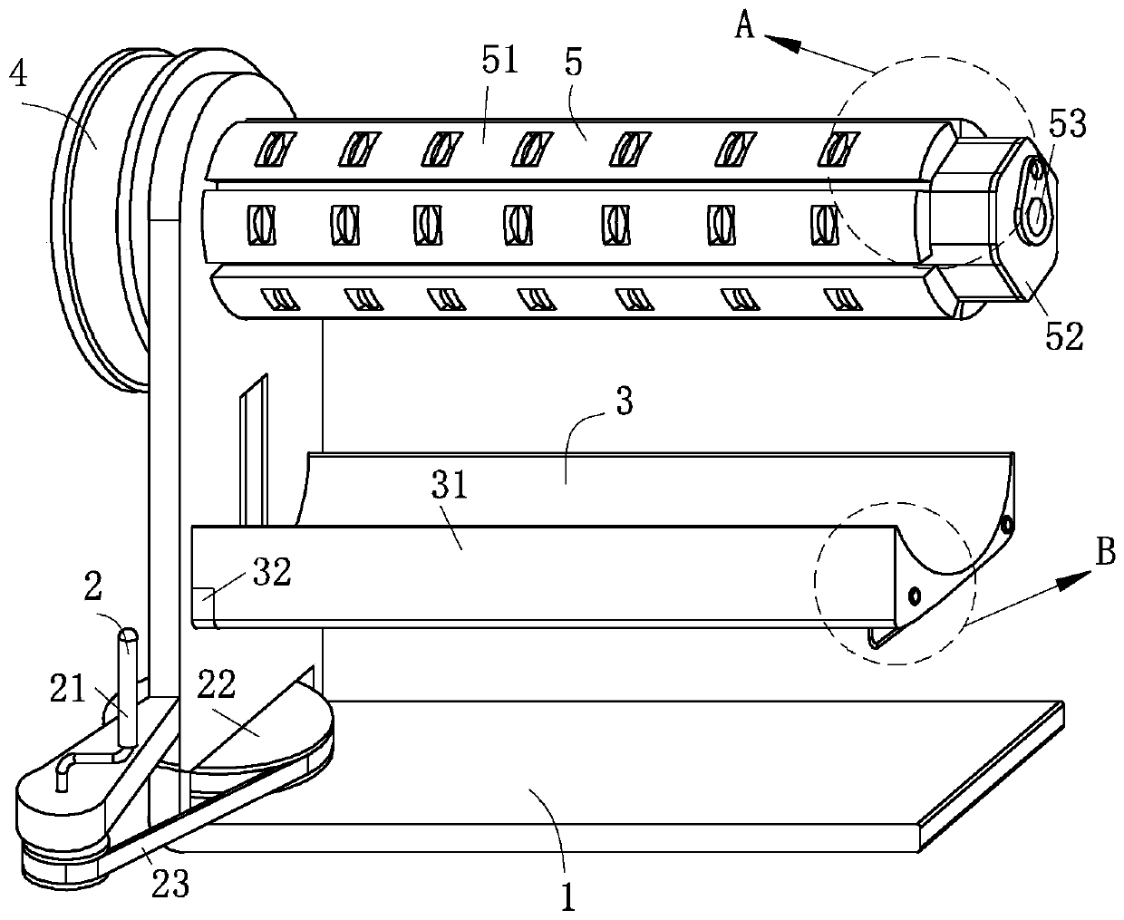 Yarn winding device