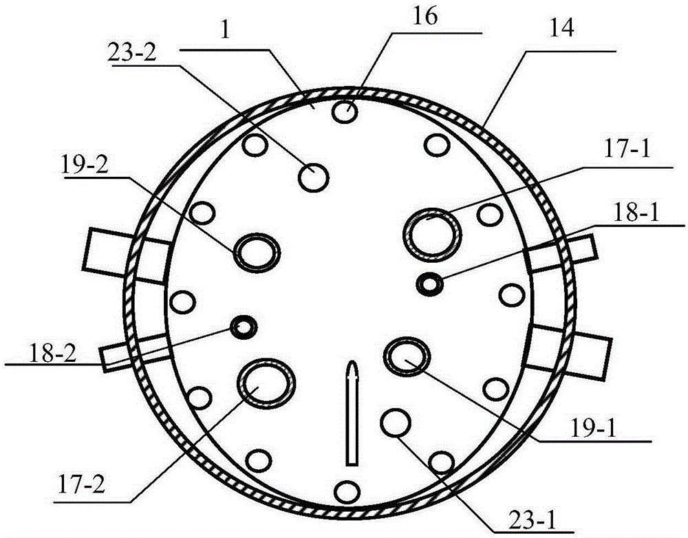 Horizontal totally-closed three-stage compression rotary compressor